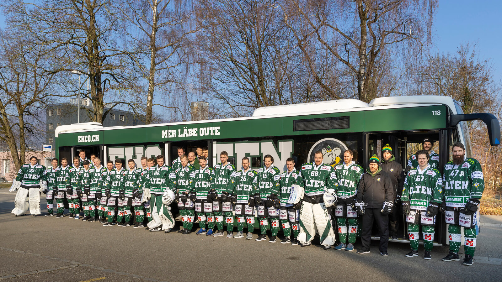 Mit dem EHCO-Bus der BOGG mit Vollgas in die Playoffs